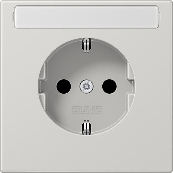 JUNG SCHUKO-Steckdose 16A 250V mit Schriftfeld LS 1520 NA LG